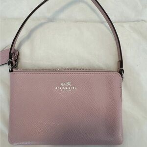 Coach Blush Leather Wristlet